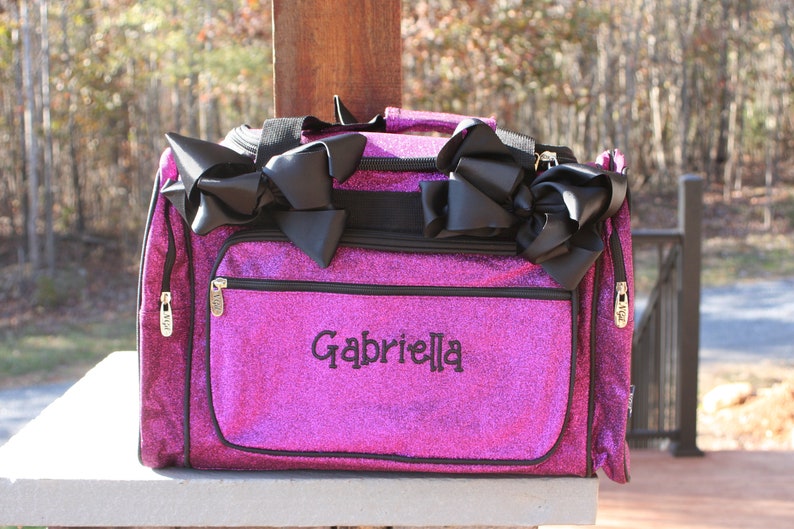 purple dance bag