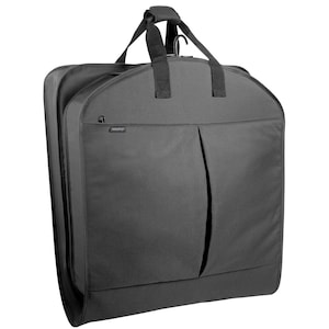 Personalized Black 52 inch Garment Bag Monogrammed Mens Travel Bag Gift for Traveler image 1