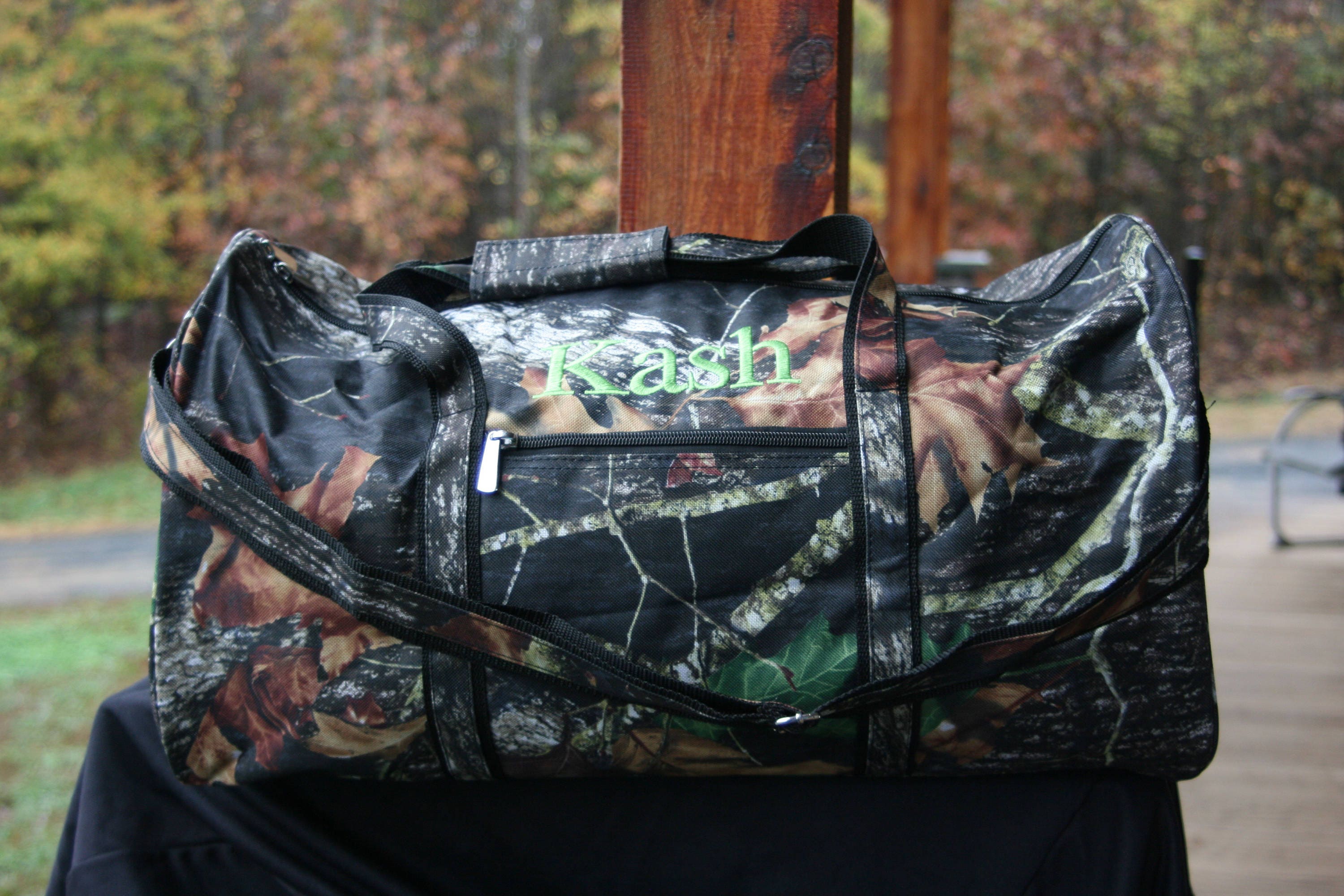 Personalized Camo Duffel Bag Monogrammed Camouflage Duffle Bag Etsy