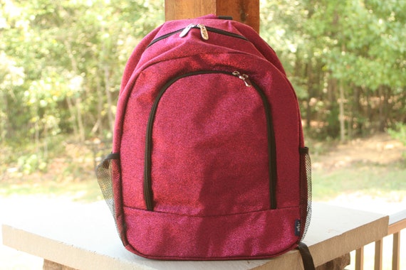 hot pink bookbag