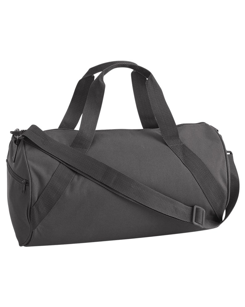 Charcoal Gray Personalized Gym Bag Monogrammed Duffel Etsy