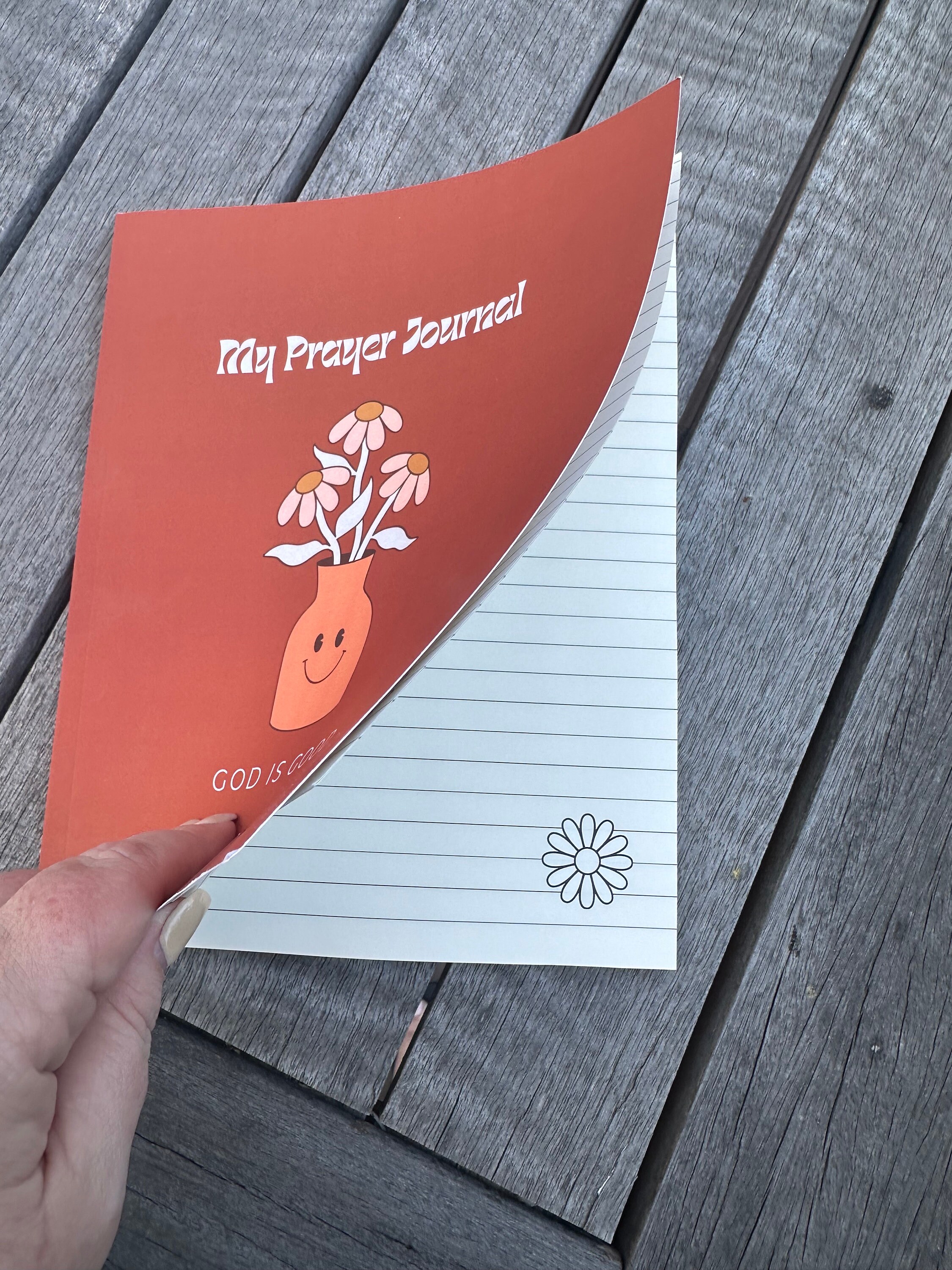 Prayer Journal: Aesthetic Retro Flower Design / 110 Pages - Etsy