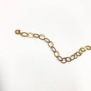 14k gold fill or Sterling silver attachable extender