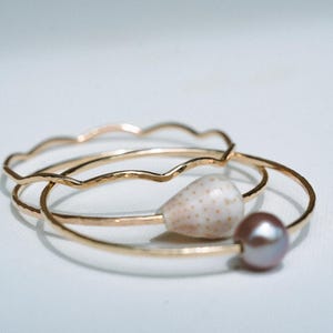 Mermaid scallop bangle of your choice