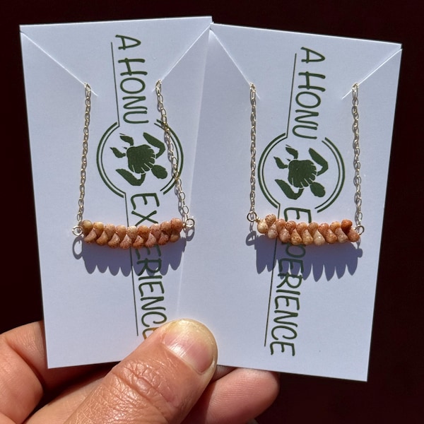 Kahelelani shell bar on a gold filled, rose gold or SS cable chain