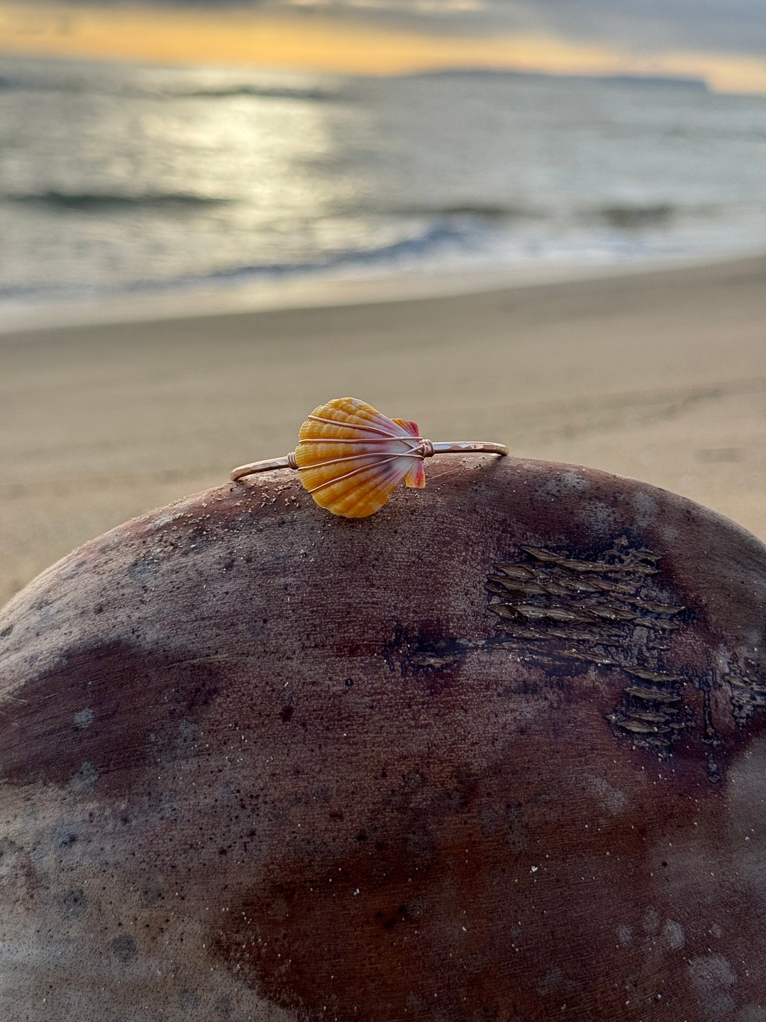 Shell Cuff Kauai Sunrise Shell Cuff - Etsy
