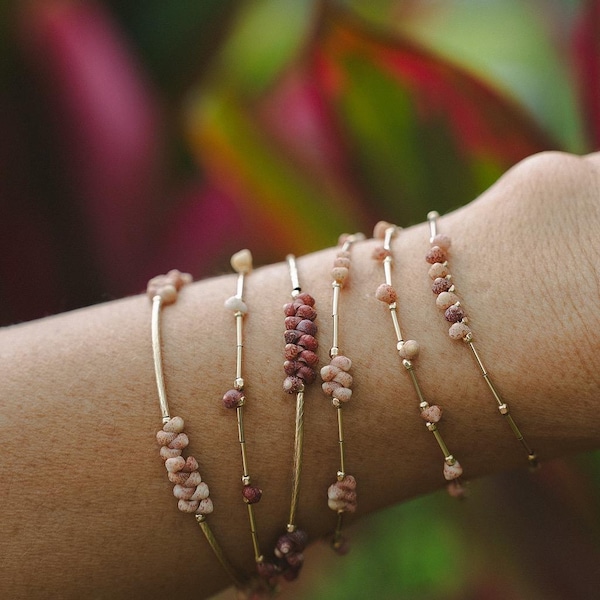 Rare Kahelelani Shell and 14k gold fill bracelets of your choice