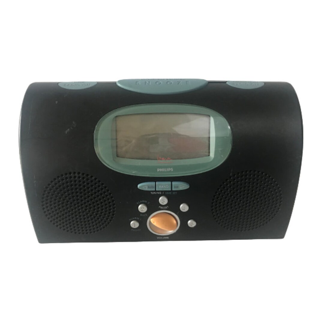 Mid Century Modern Philips AM/FM Clock Radio Designed by Michael Graves ...