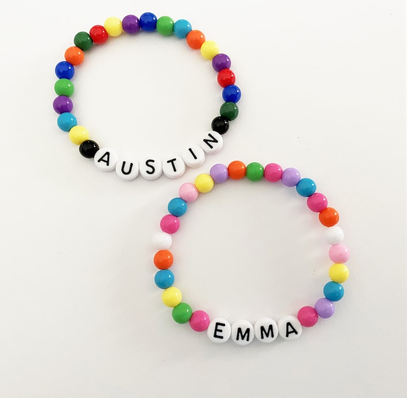 Kid's Name ID Bracelets Personalized Jewelry Baby Etsy