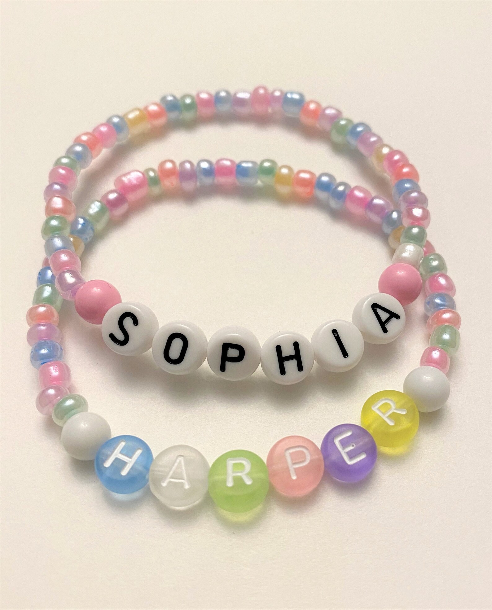 Girl's ID Name Bracelet 40 Discount Party Favor Gifts Etsy