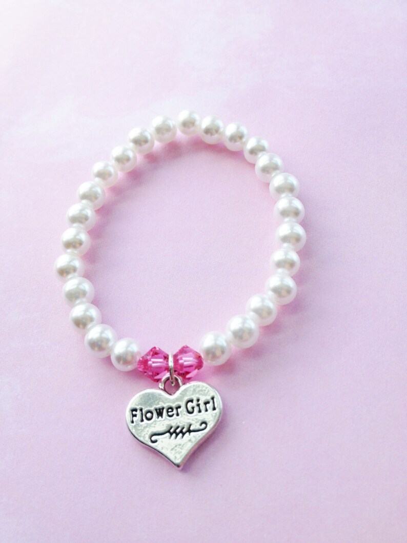 Flower Girl Bracelet Gift for Toddler Little Girl's Etsy Australia