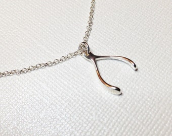 Jennifer aniston sale wishbone necklace