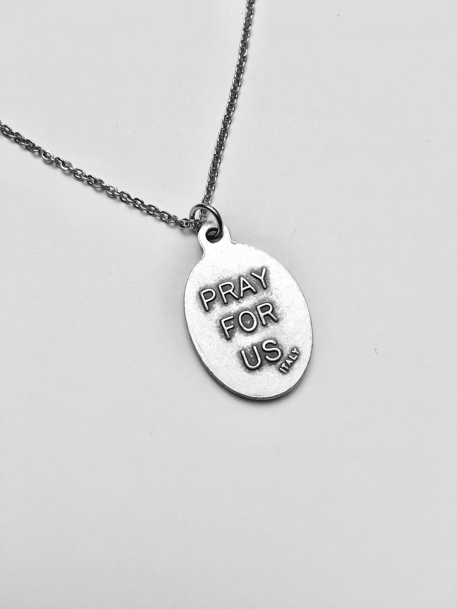 Saint Gerard Medal Womens Necklace Patron Saint of Fertility Etsy