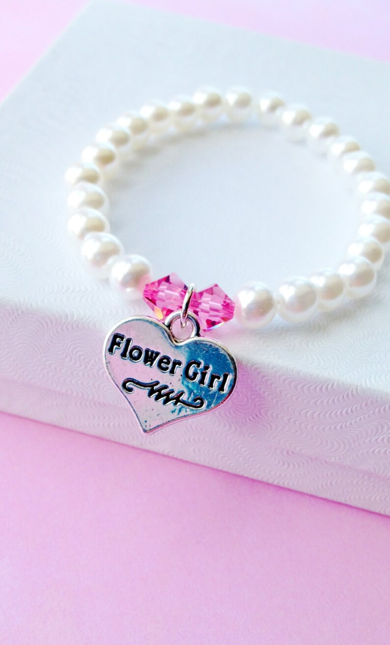 Flower Girl Bracelet Gift for Toddler Little Girl's Etsy Australia