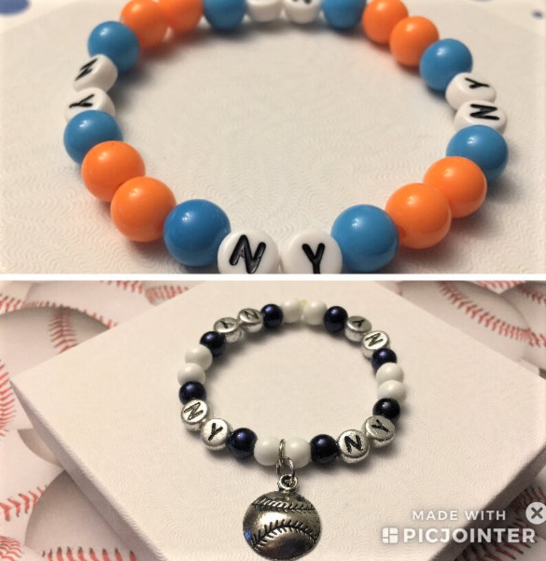 boys baseball bracelet