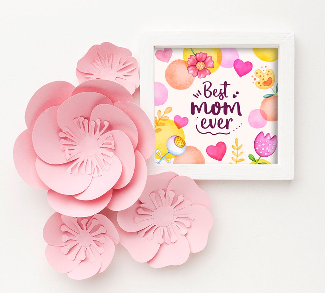 Best Mom Ever PRINTABLE Card, Happy Mother's Day Instant Download