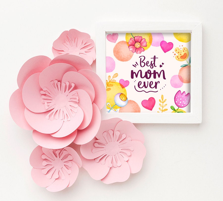 Best Mom Ever PRINTABLE Card, Happy Mother's Day Instant Download ...