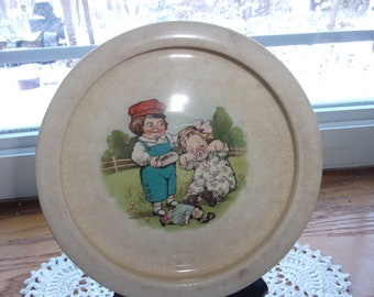 On Sale  Vintage Campbell Soup Kids Bowl Buffalo Pottery Circa 1915