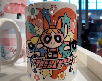 パワパフガールズ コーヒーマグ：90年代の面白い漫画ギフト、15オンス