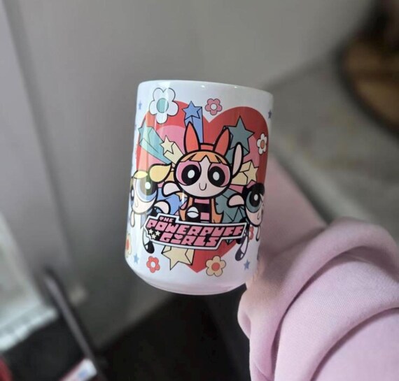 Powerpuff Girls Coffee Mug: Funny 90s Cartoon Gift, 15oz - Etsy