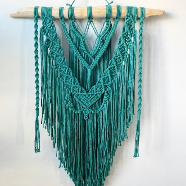 Large Macrame - "Allyson" - Macrame Wall Hanging - Color Choices Available