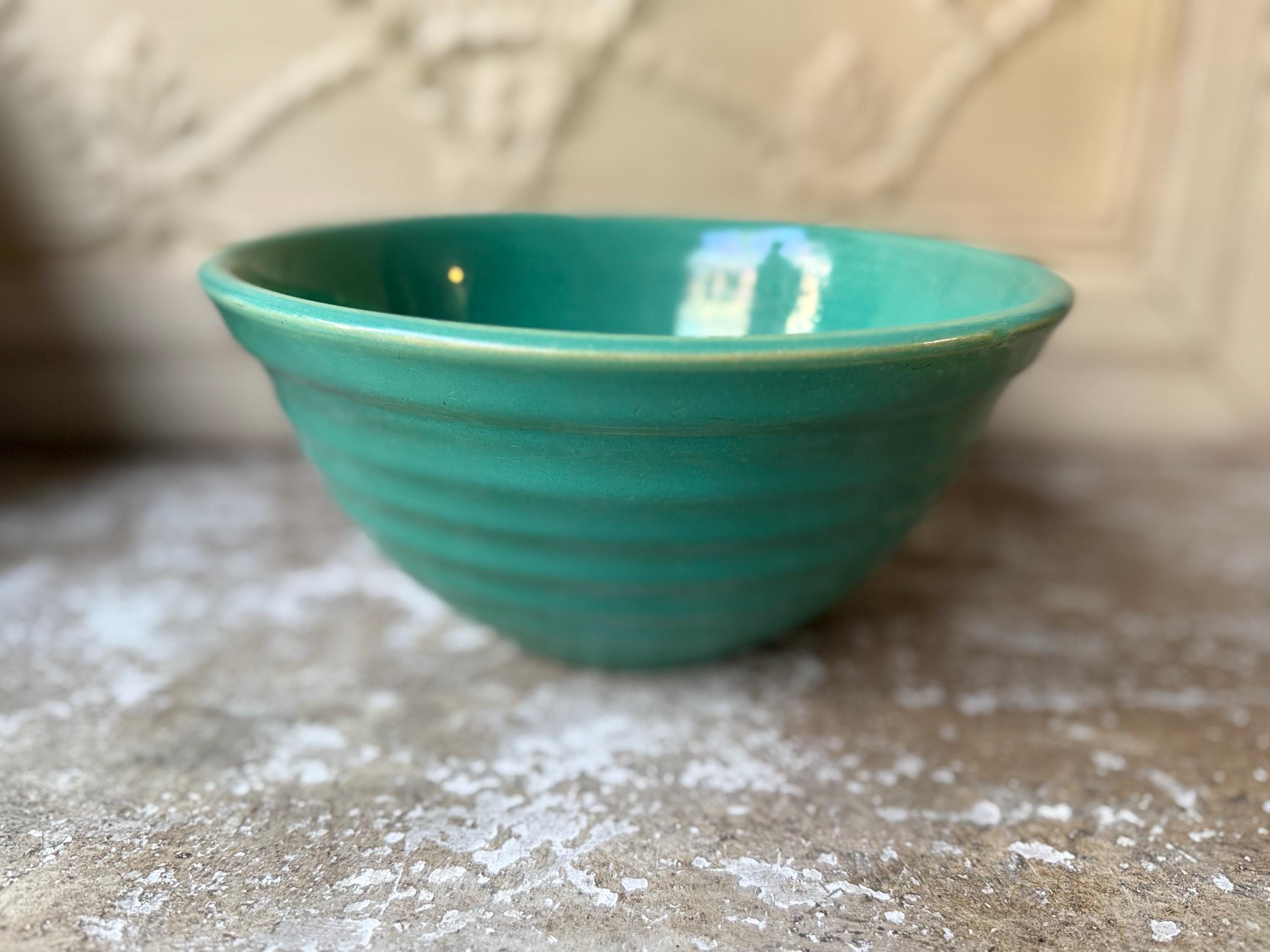Bauer Turquoise Bowl - Etsy