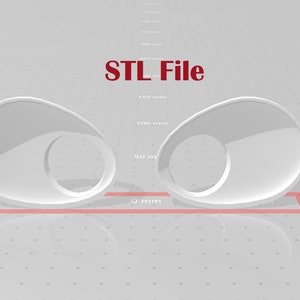 Oval Fursuit Eyes - STL File