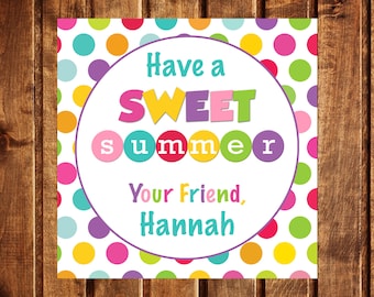 Goods comparable in direction of Incorporate a Lovable Summer months Printable Circle Tags photo regarding Have a Sweet Summer Printable called Goods equivalent in direction of Incorporate a Adorable Summer time Printable Circle Tags