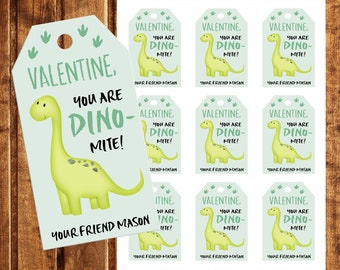 Niños San Valentín, Tarjeta de San Valentín, San Valentín preescolar, San Valentín escolar, San Valentín dinosaurio, Dino-Mite San Valentín, Favor de San Valentín