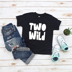 Two wild Birthday T-Shirt, Birthday Boy Shirt, Two Year Old Birthday Shirt, 2nd Birthday, Second Birthday, Kids Birthday Shirt, Number 2