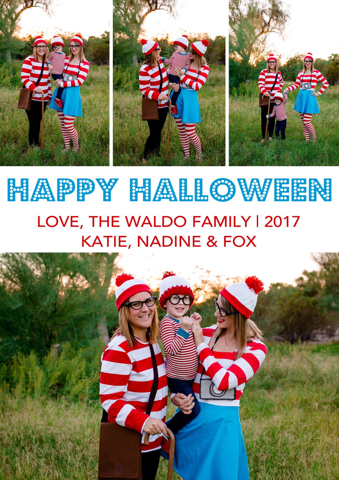 Halloween Photo Card Happy Halloween Card Halloween Greeting Etsy