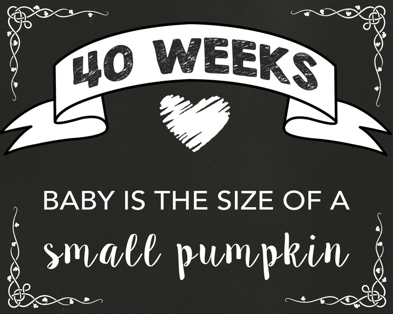 Pregnancy Week by Week - Printable Pregnancy Signs - Weekly Pregnancy ...