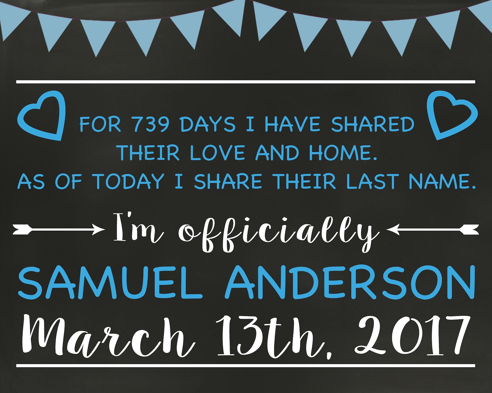 Adoption Announcement Adoption Day Printable Adoption | Etsy