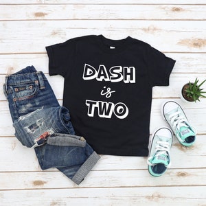 Personalized Birthday T-Shirt, Birthday Boy Shirt, Two Year Old Birthday Shirt, 2nd Birthday, Second Birthday, Kids Birthday Shirt, Name