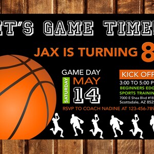 Basketball Birthday Invitation | Basketball Birthday | Sports Birthday Invitation | Birthday Invitation | Digital Invitation | Sports Party