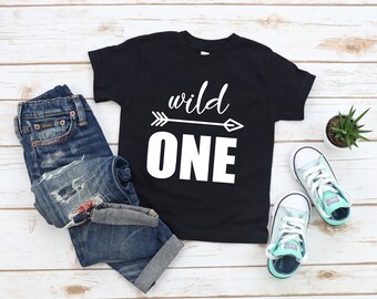 First Birthday, Wild one birthday, first birthday shirt, first birthday party, wild one party, Baby shower Gift, 1st Birthday Shirt Boy