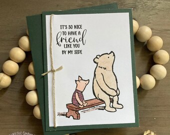 A Friend Like You Friendship Greeting Card  Thank You Card | Encouragement Card | It's So Nice To Have A Friend Like You By My Side