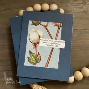 KJV | I Can Do All Things Through Christ Which Strengtheneth Me | Scripture Encouragement Greeting Card | Christian Inspirational Card