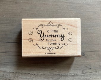 A Little Yummy For Your Tummy - Stampin Up