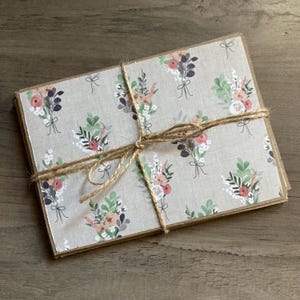Floral Bouquets Note Card Set - Blank Thank You Card Set of 6