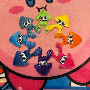 Handmade Squid Bean Filled Plush inspired by Splatoon