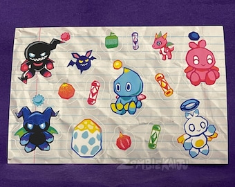 Chao 4x6” Sticker Sheet