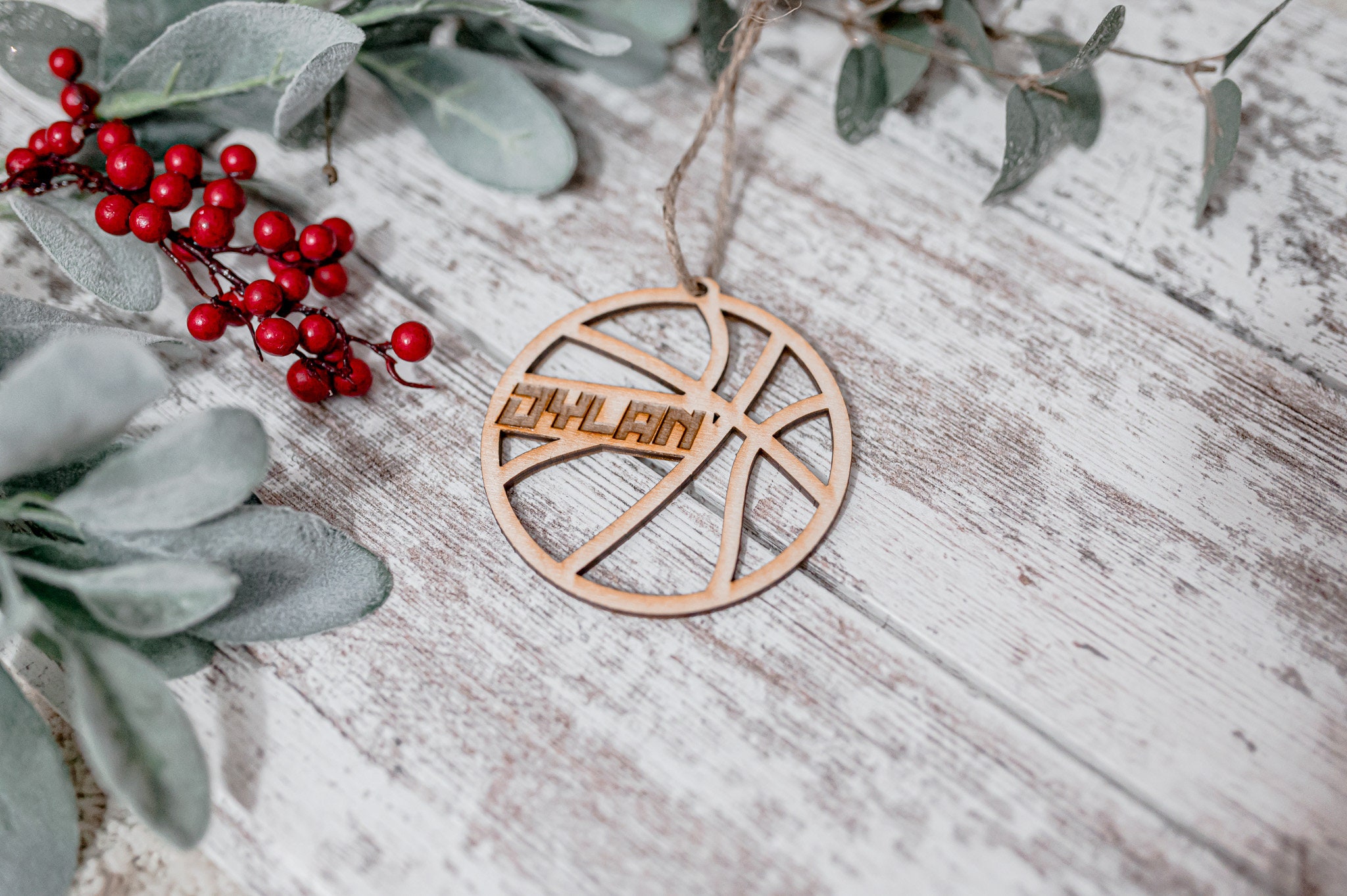 Personalized Sports BasketBall Christmas Ornament Basketball Etsy
