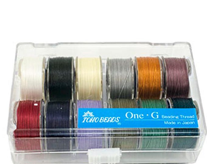 Featured listing image: TOHO One G Nylon Beading Thread: 50-Yard Spool, Various Colors