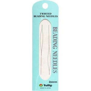 TULIP Twisted Beading Needles: Bead Crochet, Stringing (0.2x70mm, 2pc)