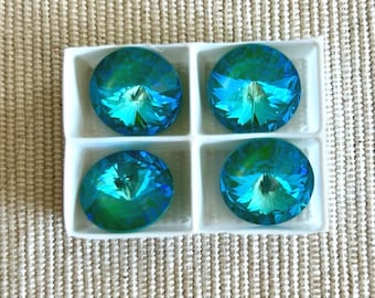 Swarovski Silky Sage Delite Crystal Chaton: 39ss, 1088 (6 or 12 pcs)