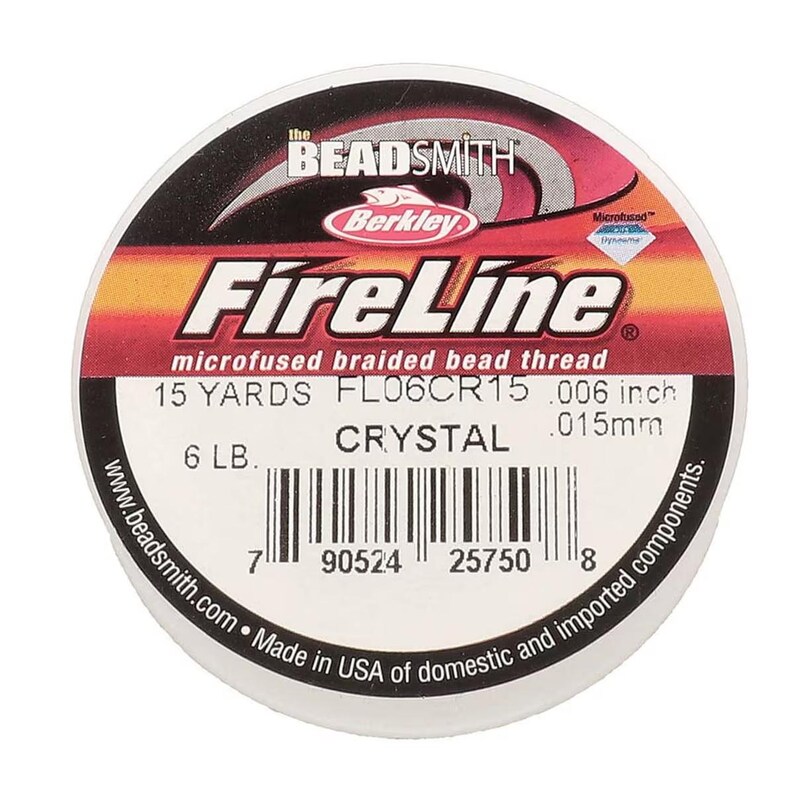 The Beadsmith Fireline Braided Bead Thread: Nylon, Waterproof (6 LB) - Etsy