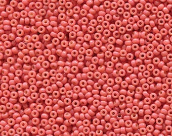 11-4464 DC Opaque Light Rose Watermelon dyed MIYUKI 11/0 Seed Bead 10 grams (approx 1100 beads)