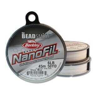 NANOFIL Clear Mist, 6LB, 50 yard (45meters) spool with hanging