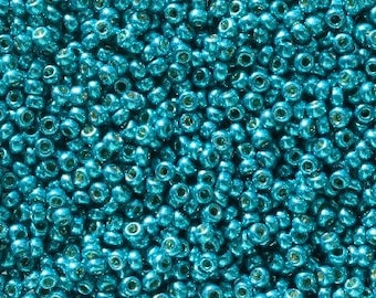 11-5113 DC GALVANIZED Capri Blue MIYUKI 11/0 Seed Bead 10 grams (approx 1100 beads)